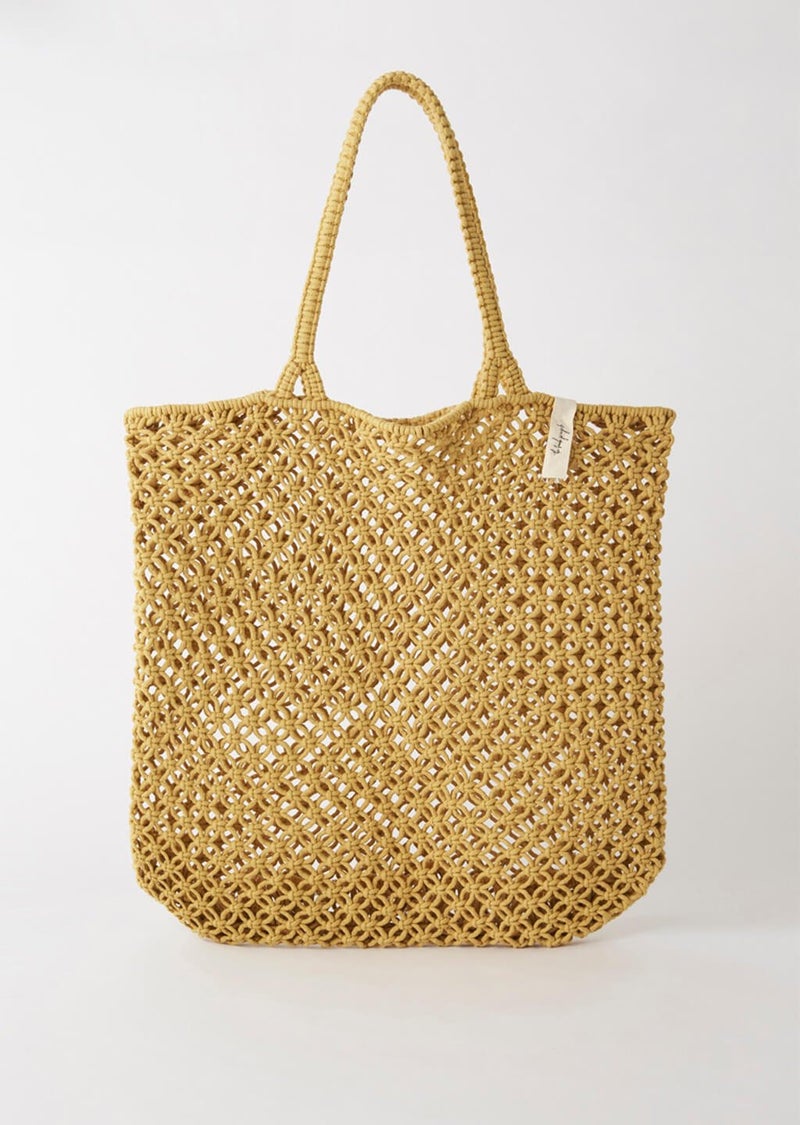 The beach people macrame bag sales