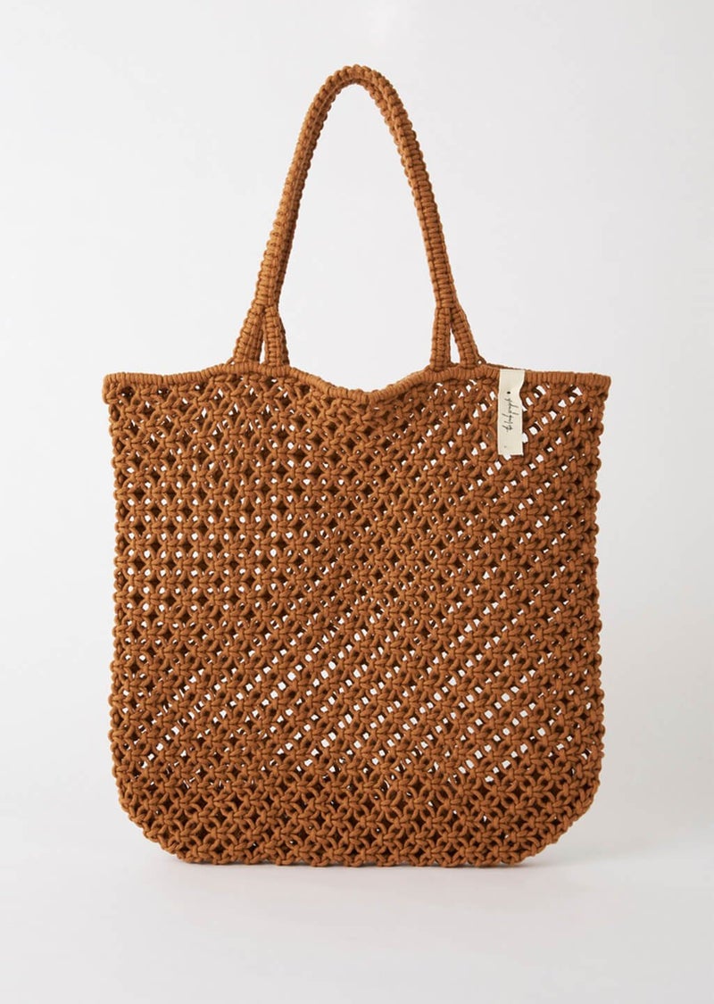 The beach people macrame bag on sale